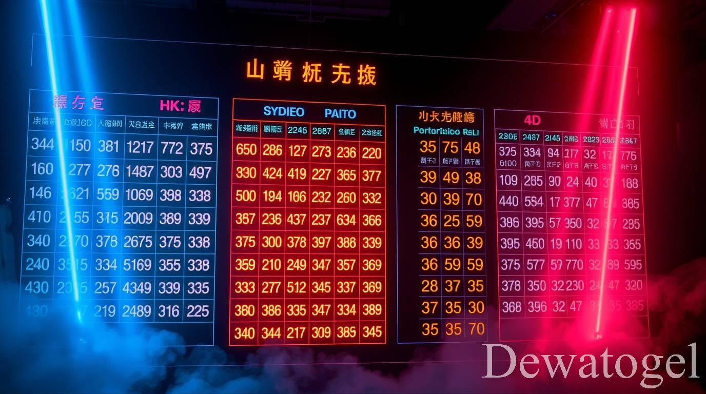 Data Paito Warna HK 4D Bocor! Pola Angka Jitu Terungkap Hari Ini!